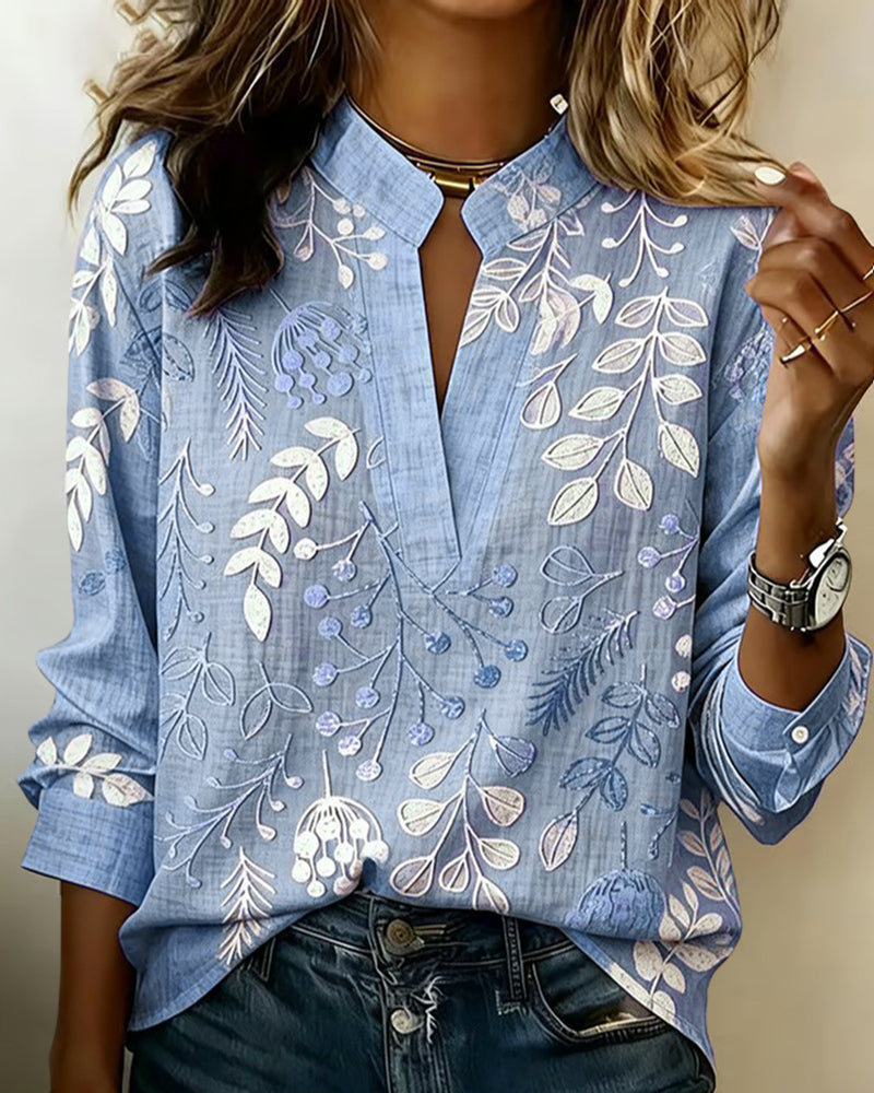 Brielle - Blusa de tacto suave