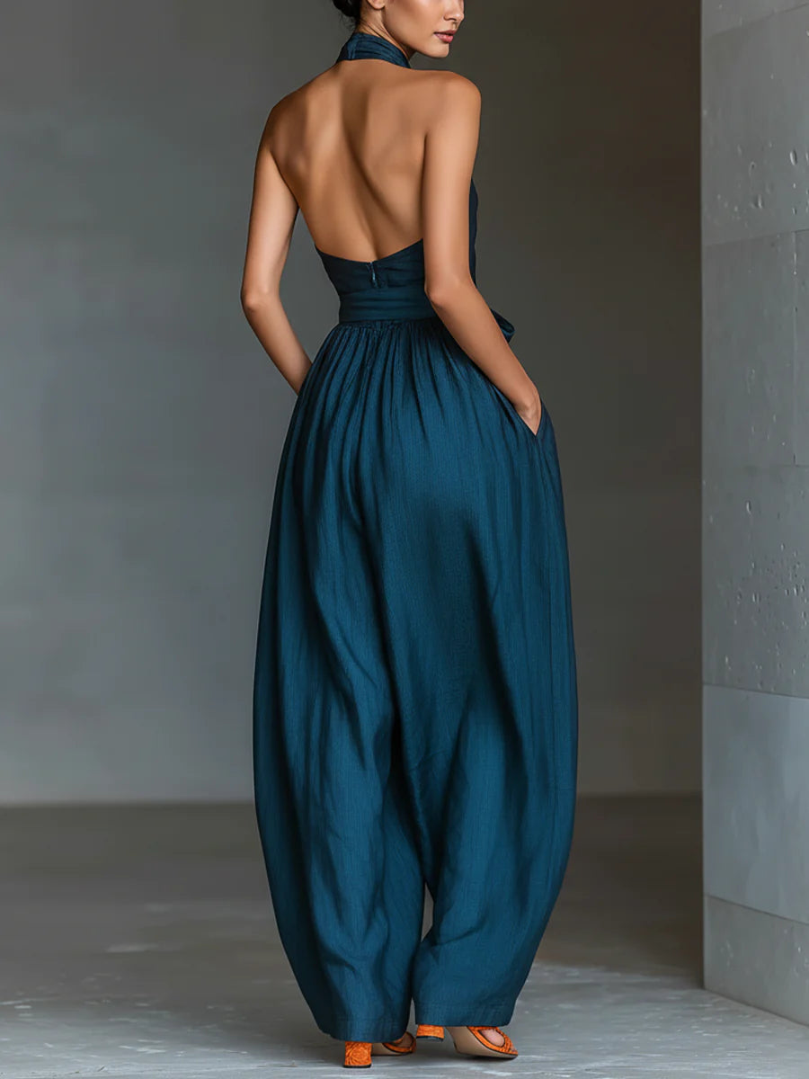 Nadia Mono halter de pierna ancha
