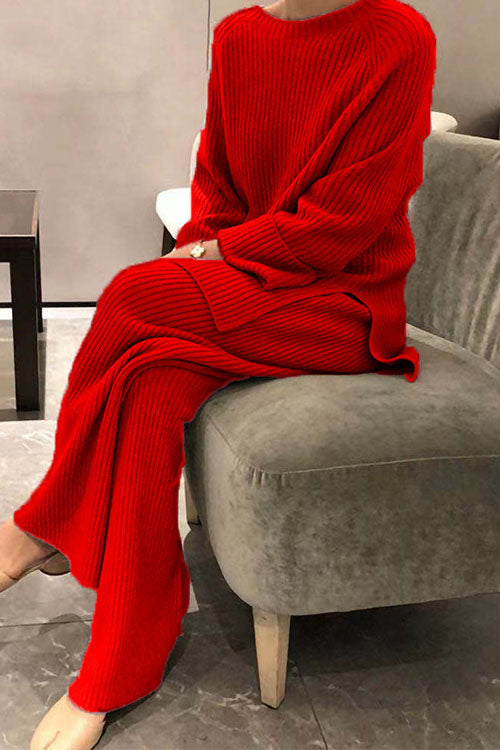 Conjunto de suéter de punto Sofia