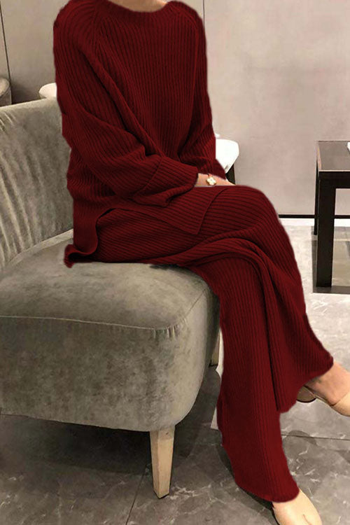 Conjunto de suéter de punto Sofia
