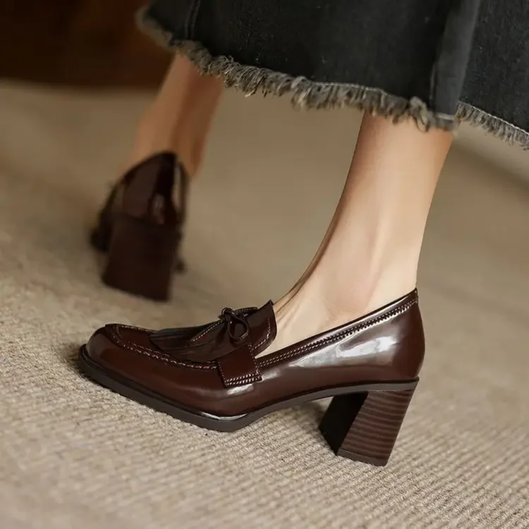 Sapatos de salto tipo mocassim Dorothy