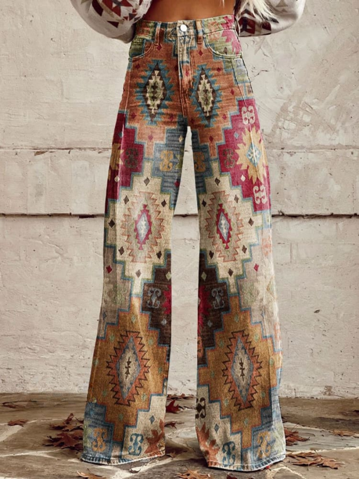 Léa - Calça Retrô Elegante