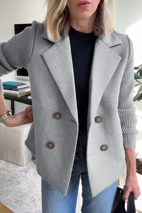 Sasha Casual Blazer Coat, Grey / 10