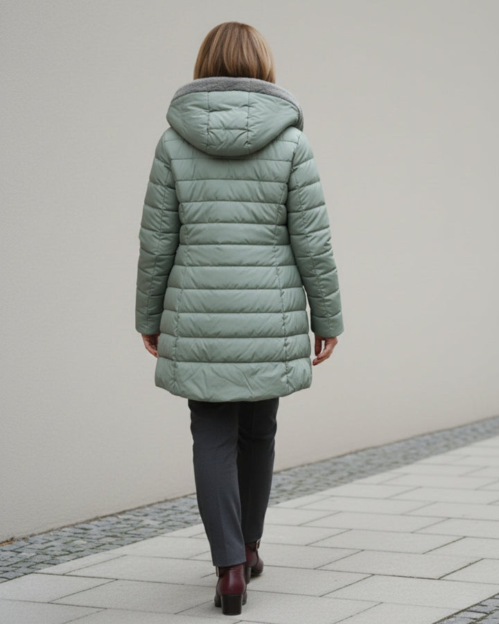 Marelle | Abrigo Acolchado Forrado de Forro Polar