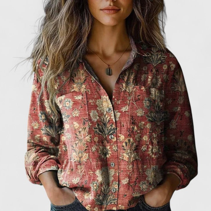 Hayden Delanova | Blusa sofisticada