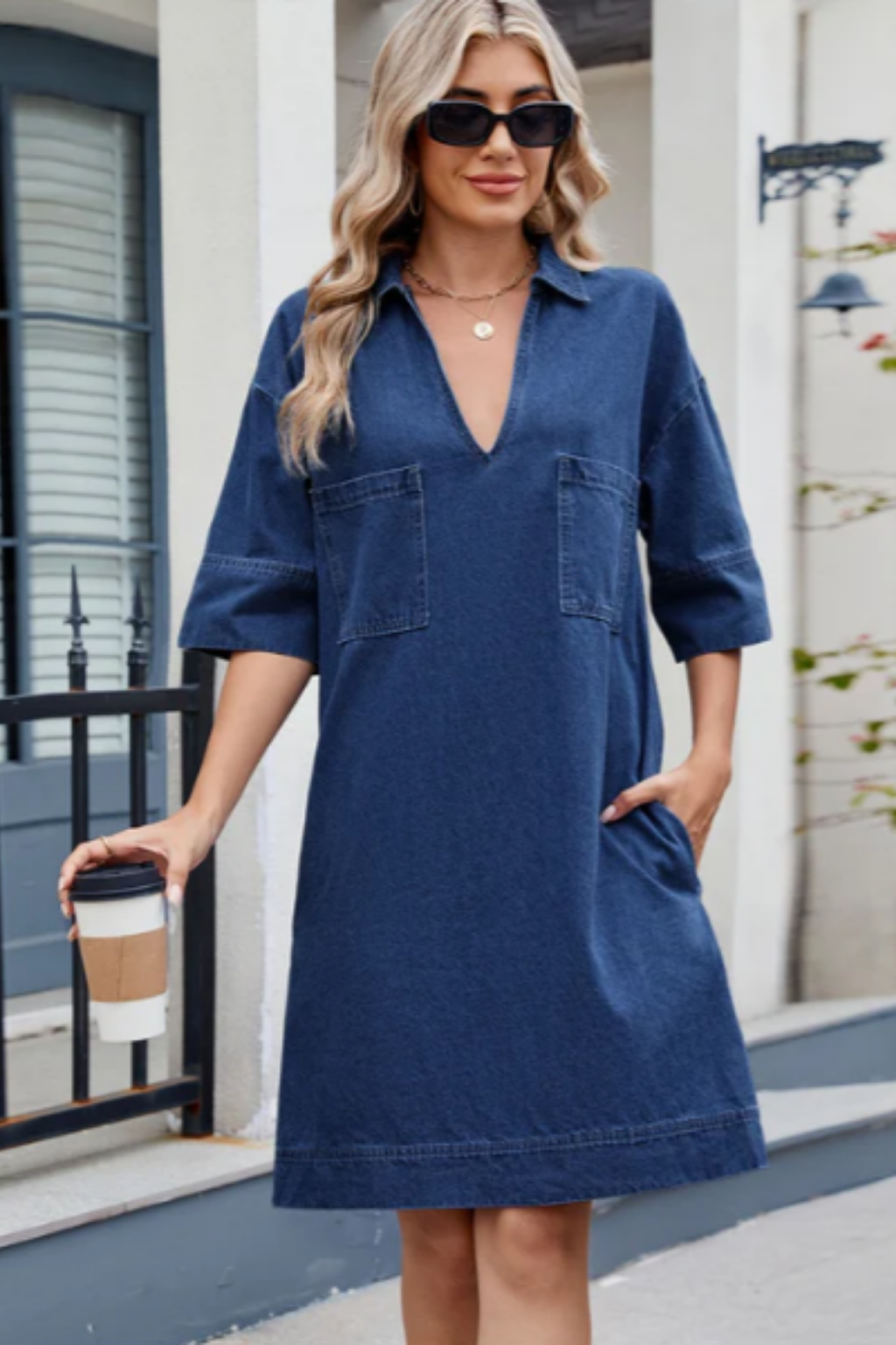 Jade | Vestido de ganga casual