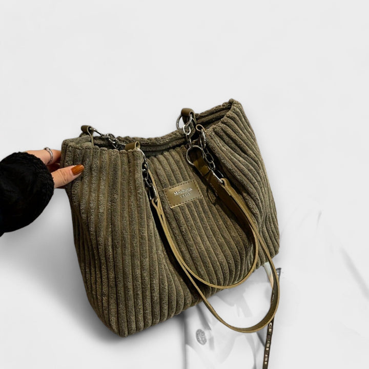 Olivia - Bolso de hombro de cordón suave