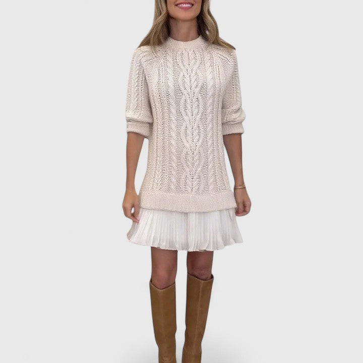 Ashlyndora | Vestido Suéter Elegante
