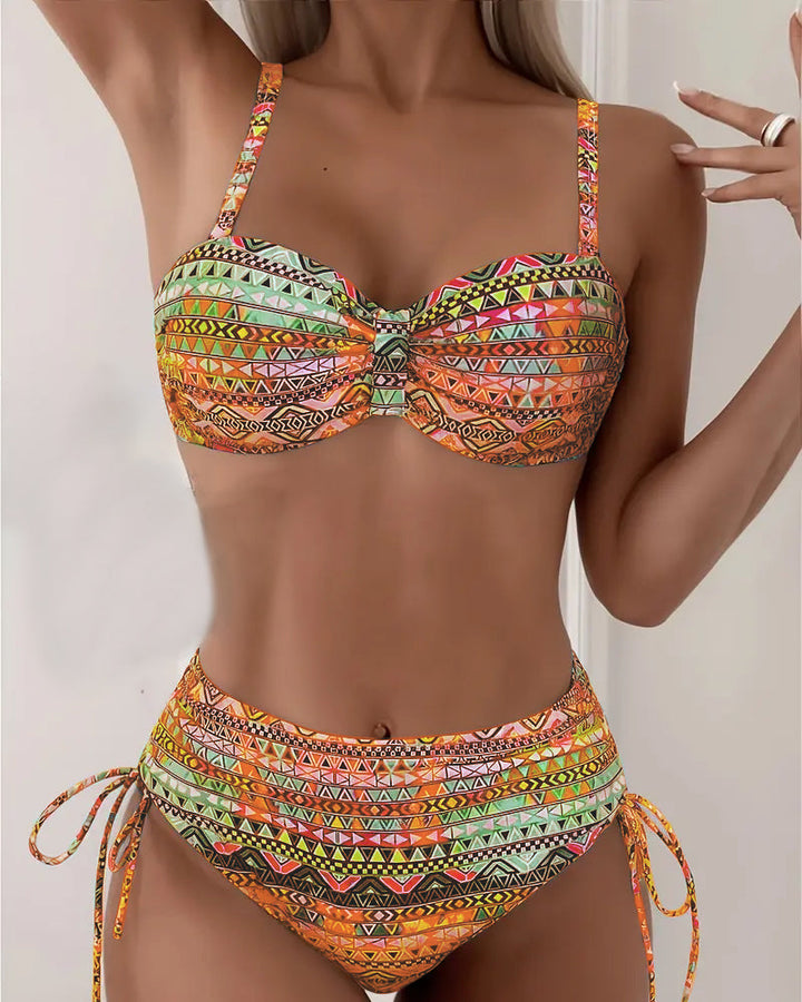 Jada - Conjunto de Biquíni com Estampa Tribal