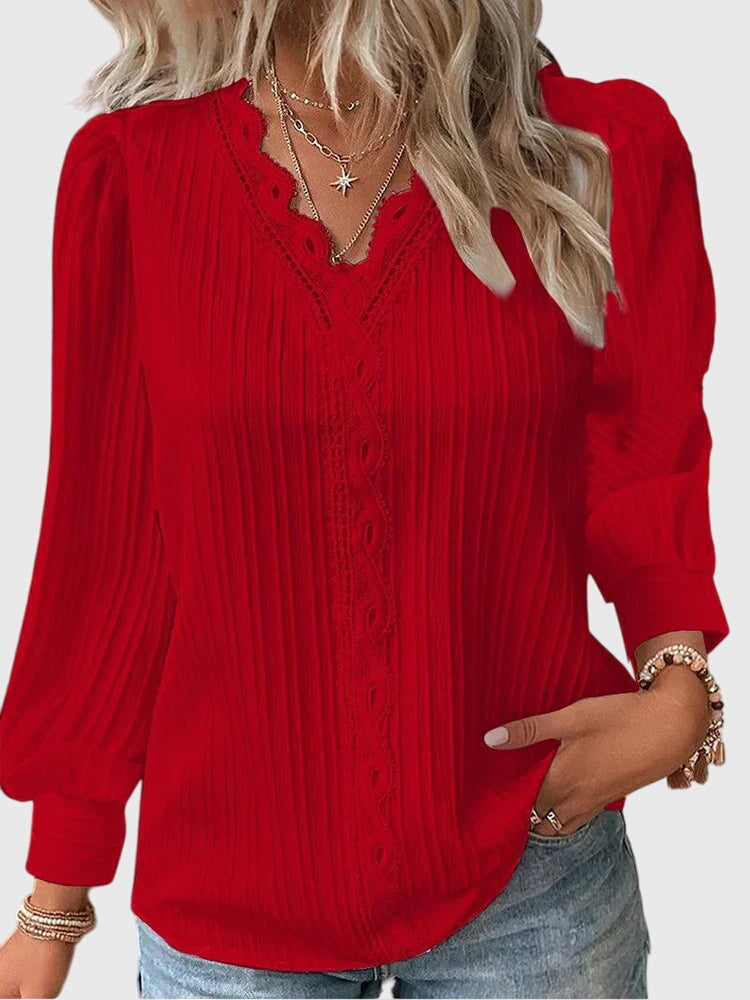 Andrea™ | Blusa Elegante de Pulôver
