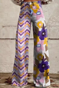 Isadora - Calças boho com flores