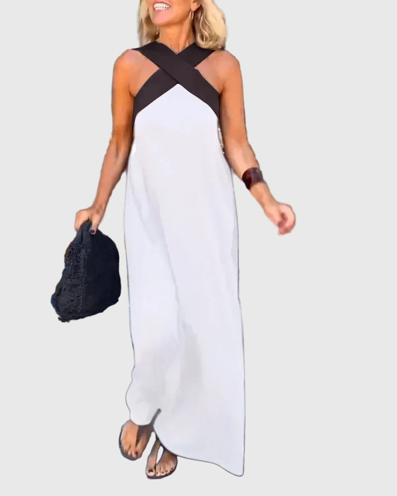 Elena | Vestido Largo y Fluido con Elegancia