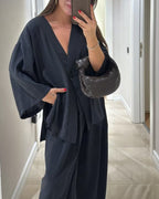 Sienna V-Neck Top & Pants Set