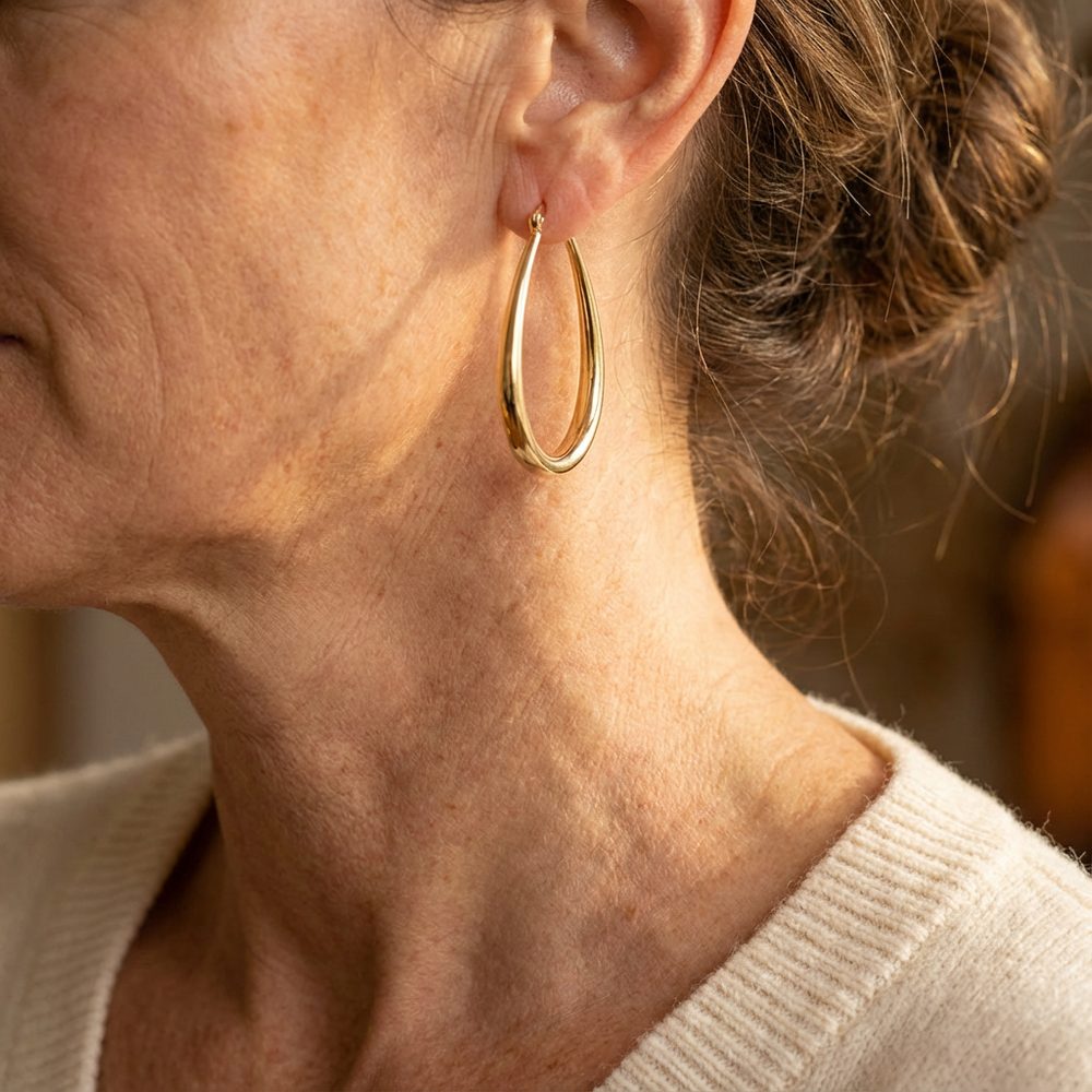 Exclusive Vintage Gold Earrings