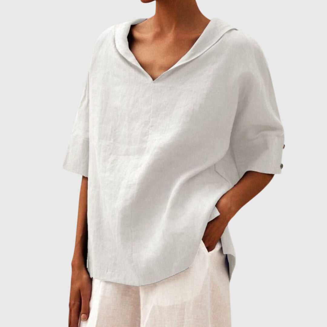 Joanna™ | Blusa informal de corte holgado