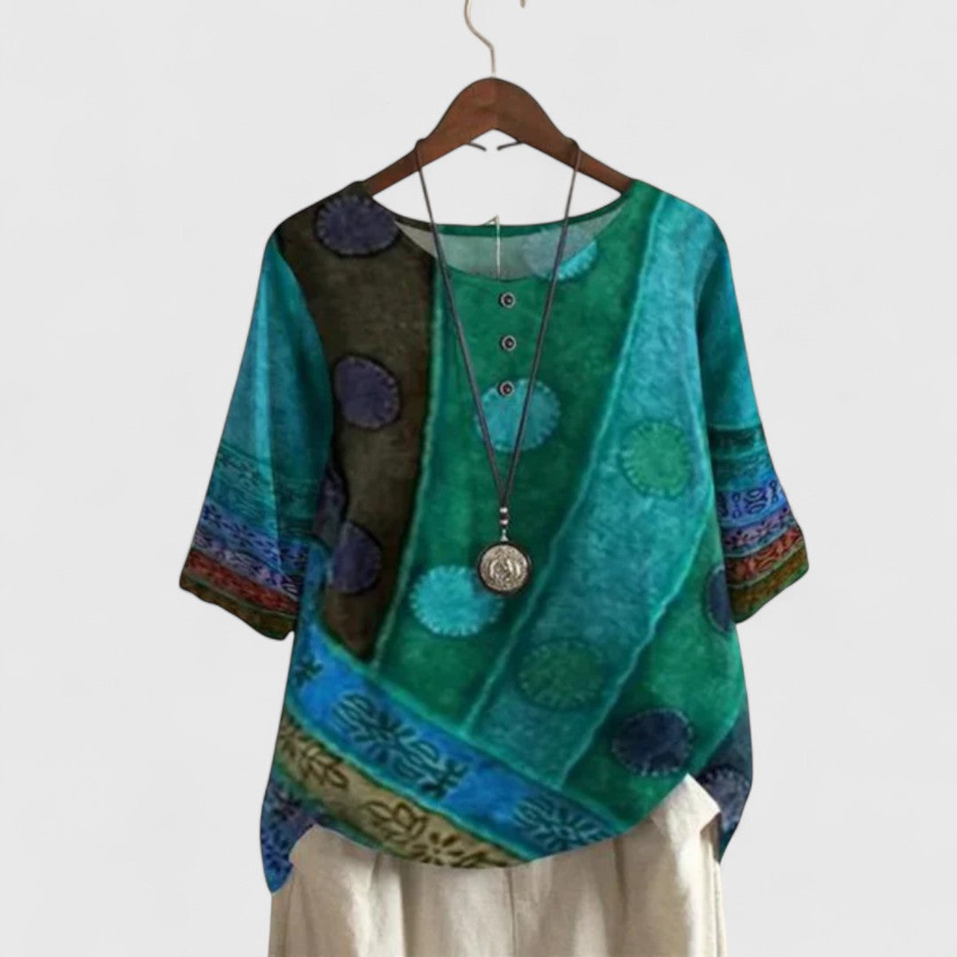 Auralie | Blusa Boho Elegante