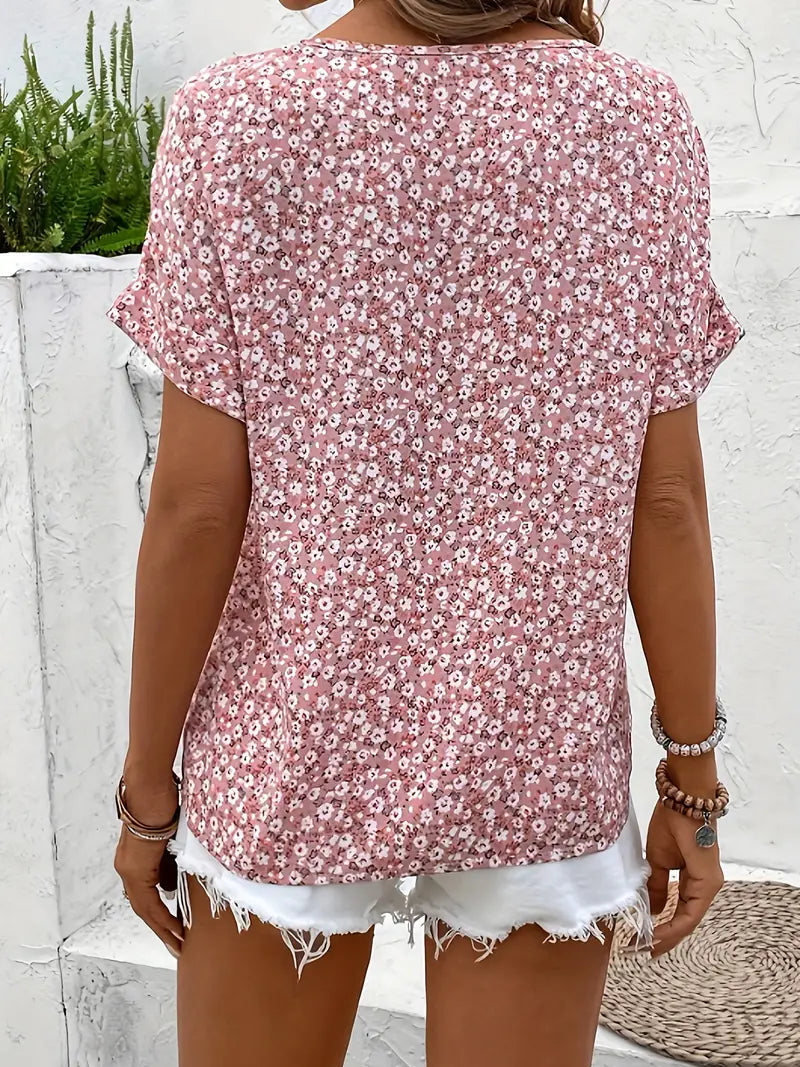 Verna™ | Blusa con estampado floral elegante