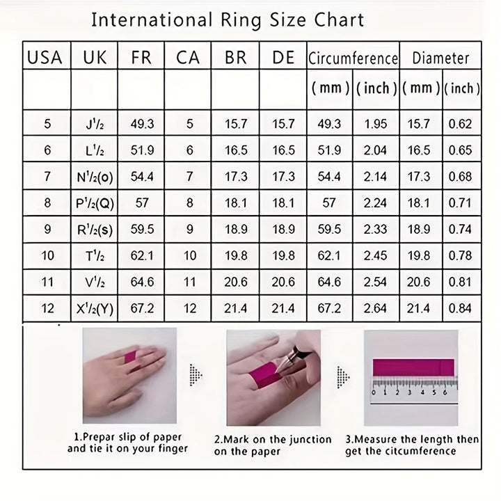 Elegant Purple Zirconia Diamond Accent Band Ring