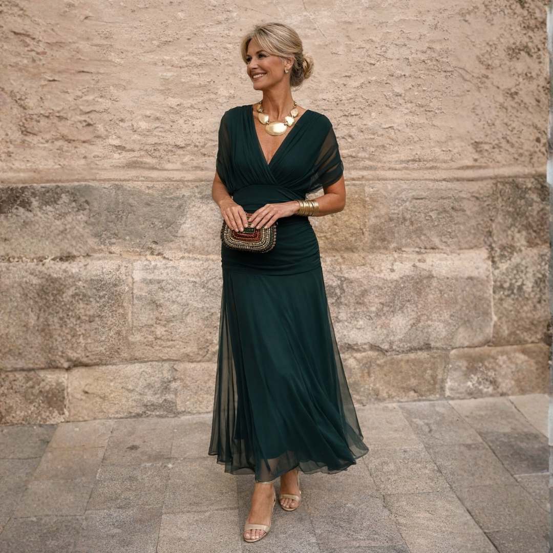 Lydia | Vestido maxi cai-cai
