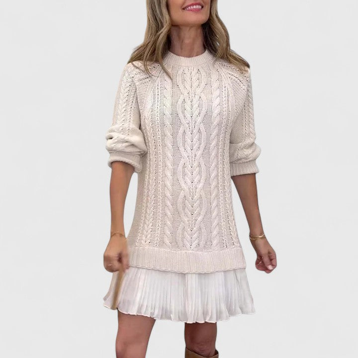 Ashlyndora | Vestido Suéter Elegante