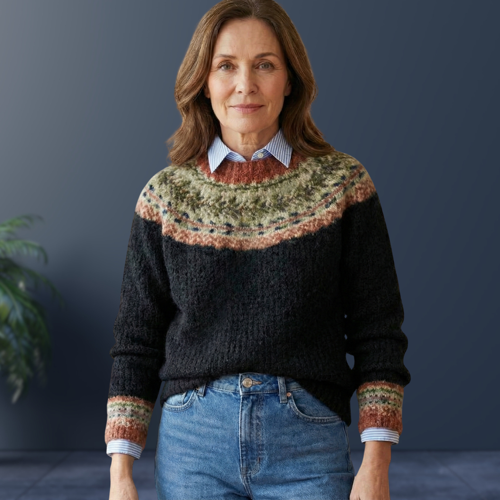 Everly | Camisola de malha nórdica tradicional