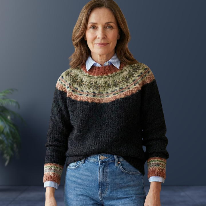 Everly | Heritage Nordic Knit Sweater