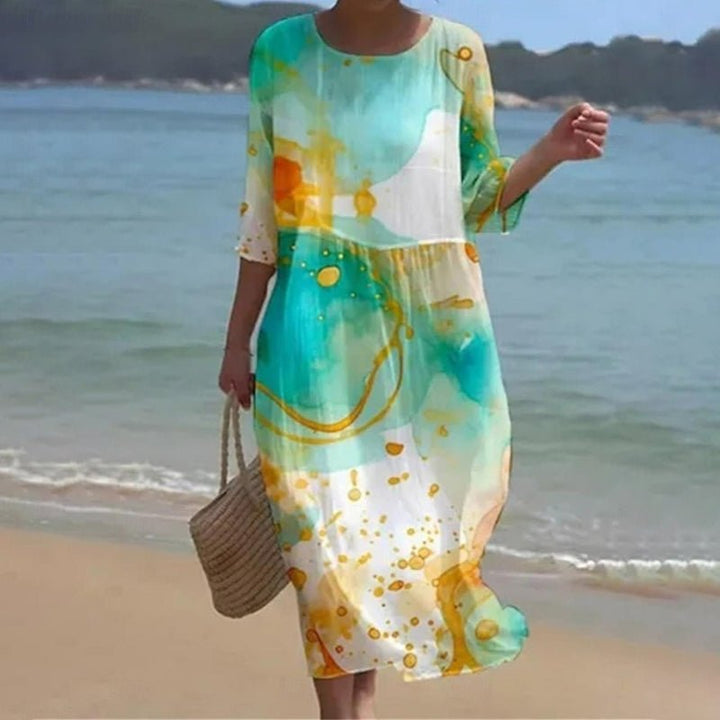 Keely | Vestido flor del atardecer