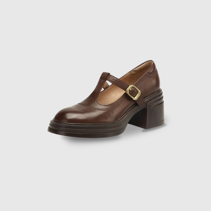 Zapatos Mary Janes Elvana de tacón grueso