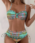 Jada - Conjunto de bikini con estampado tribal