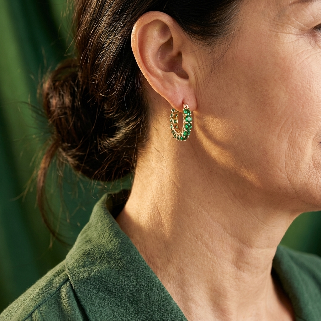 Regal Hoop Earrings