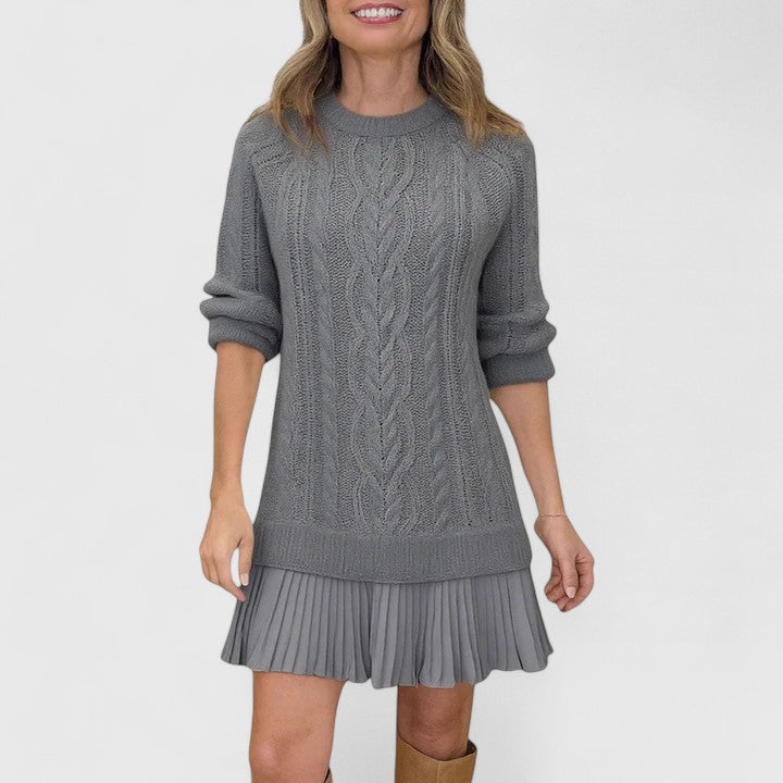 Ashlyndora | Vestido Suéter Elegante