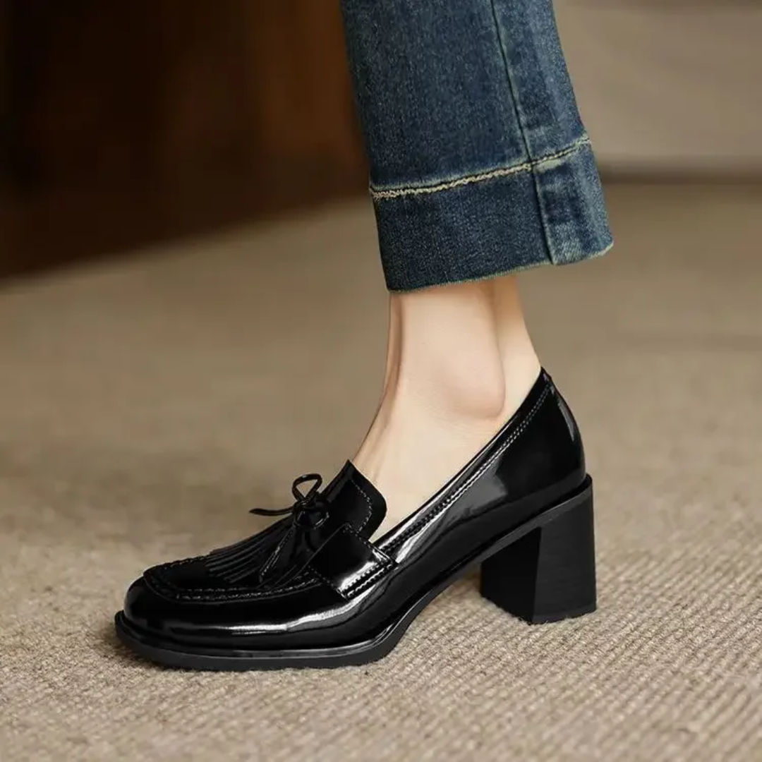 Sapatos de salto tipo mocassim Dorothy