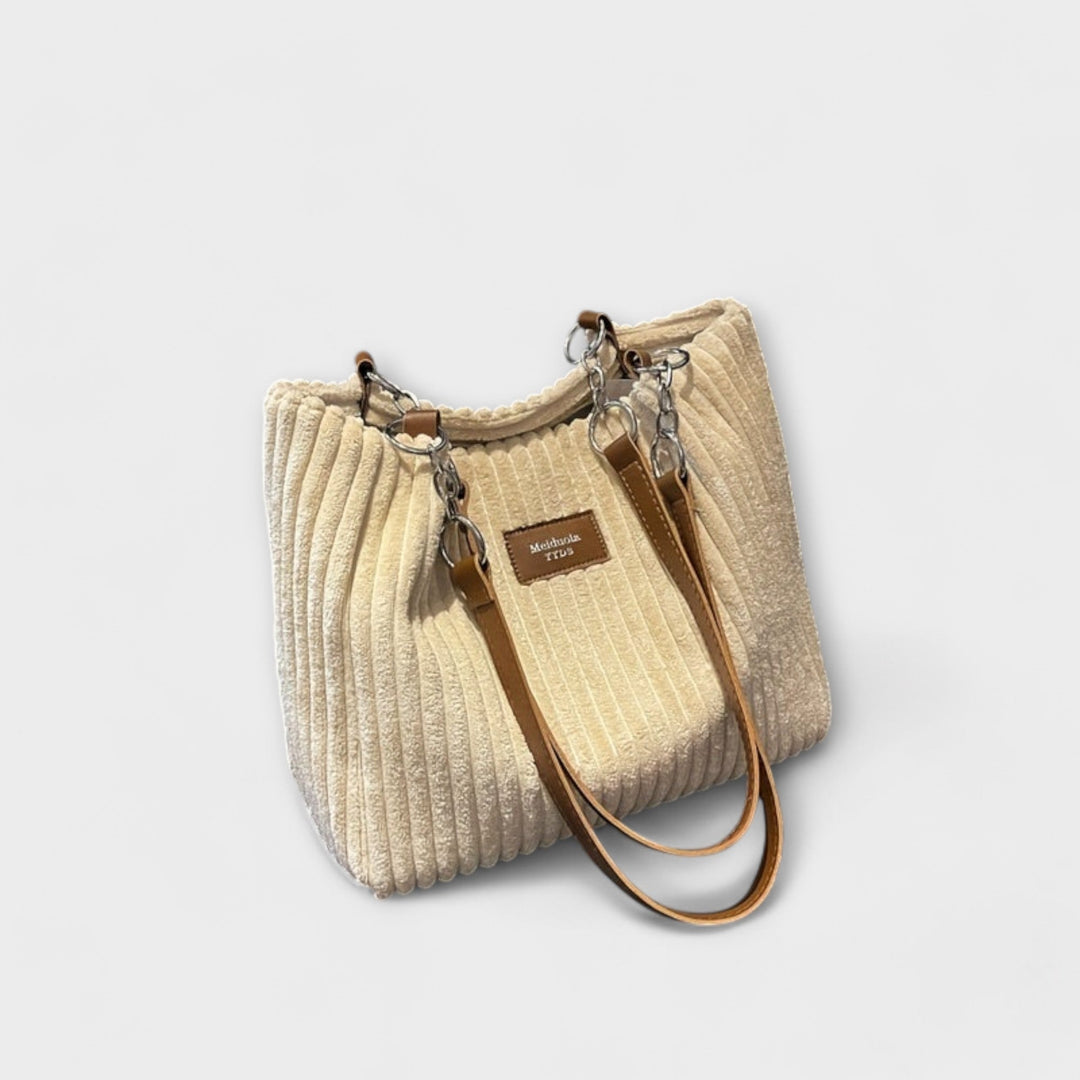 Olivia - Bolso de hombro de cordón suave