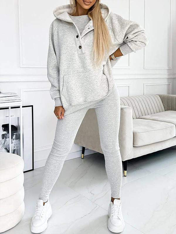 Conjunto de sudadera de tres piezas Sophie