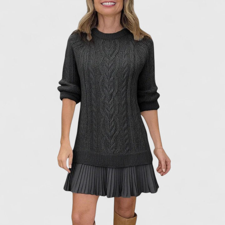 Ashlyndora | Vestido Suéter Elegante