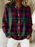 Gunilla – Checked Hoodie Blouse