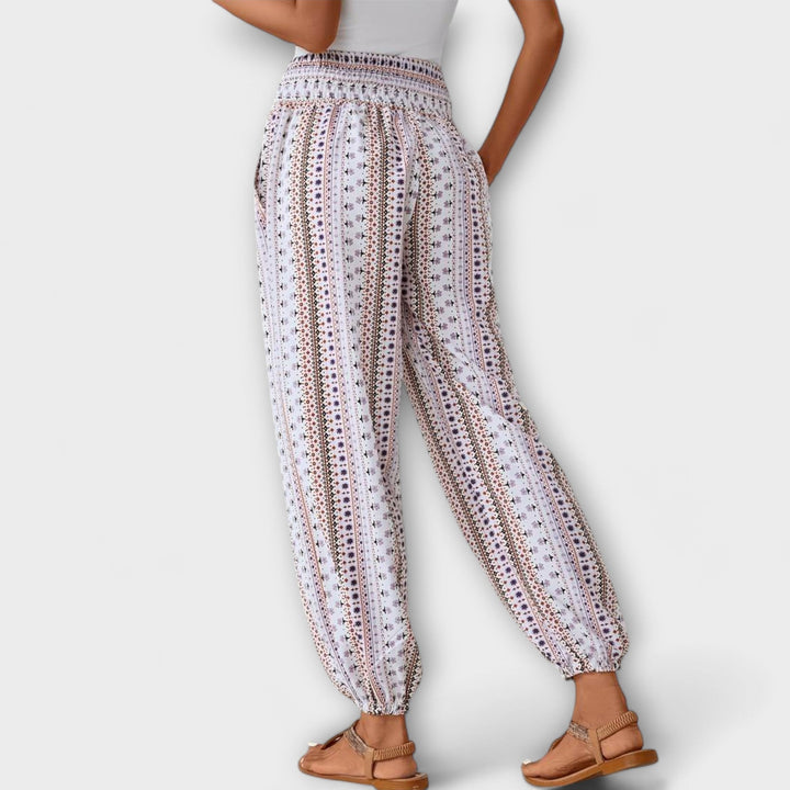 Scarlett - Pantalones con Estampado Étnico