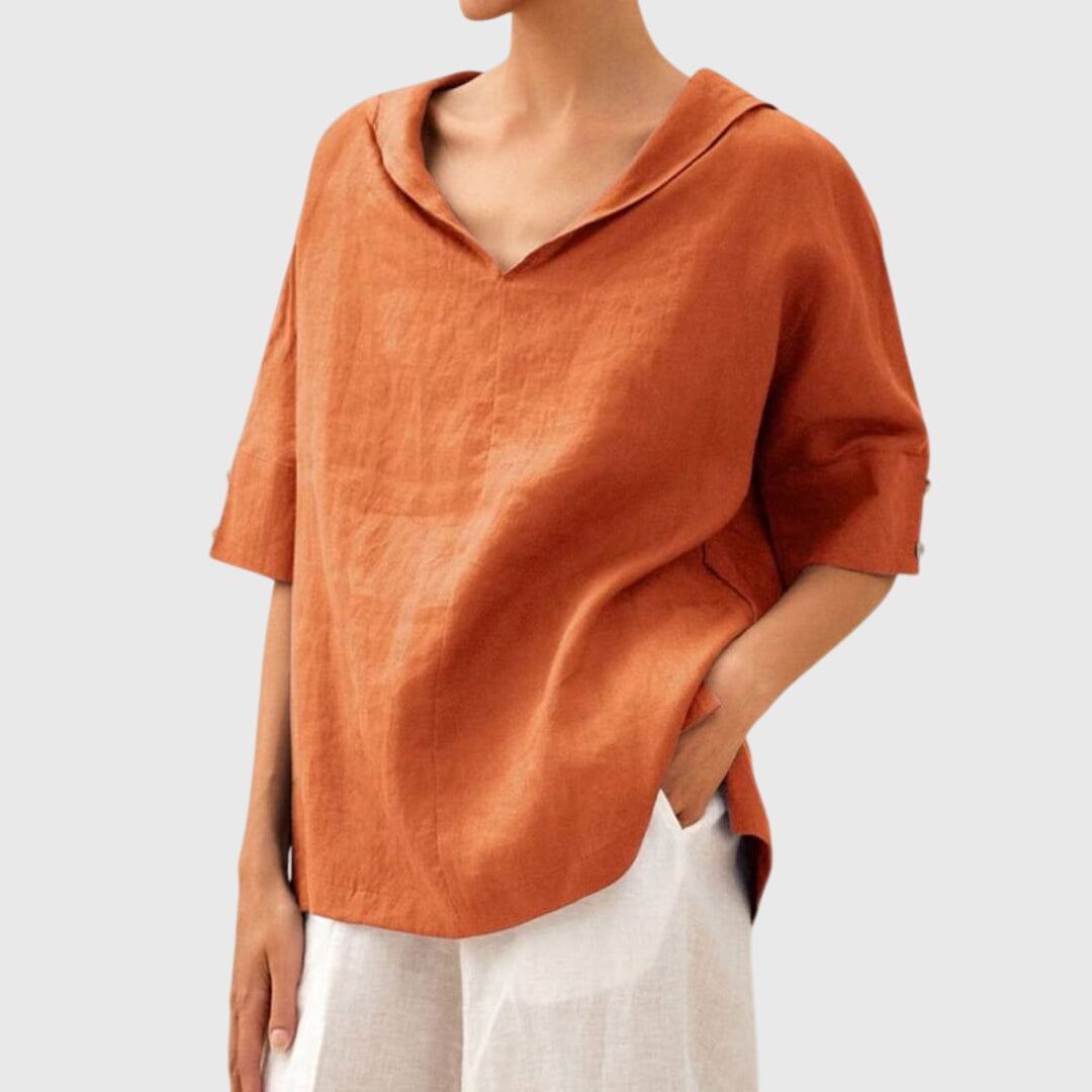 Joanna™ | Blusa informal de corte holgado