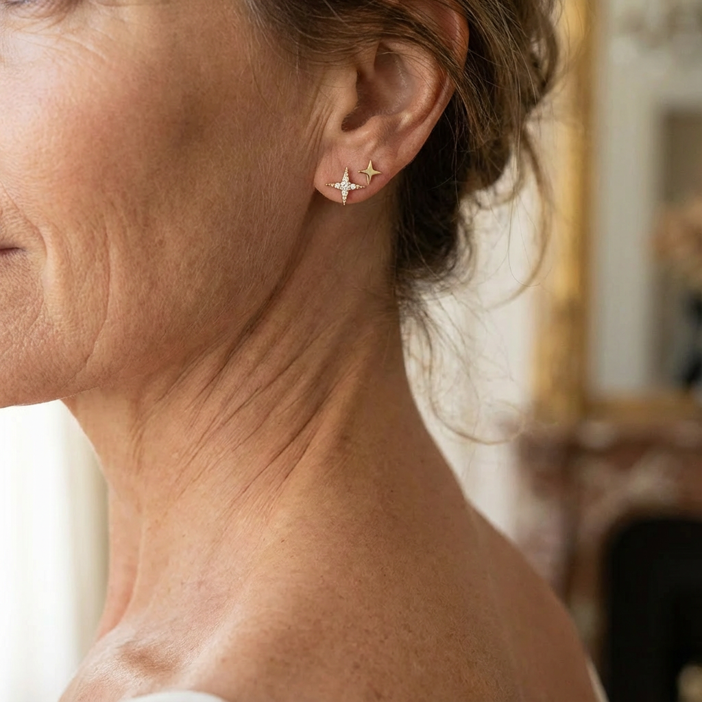 Shimmering Star Earrings