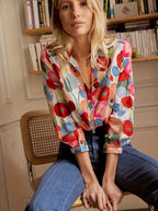 Mylene | Blusa floral colorida