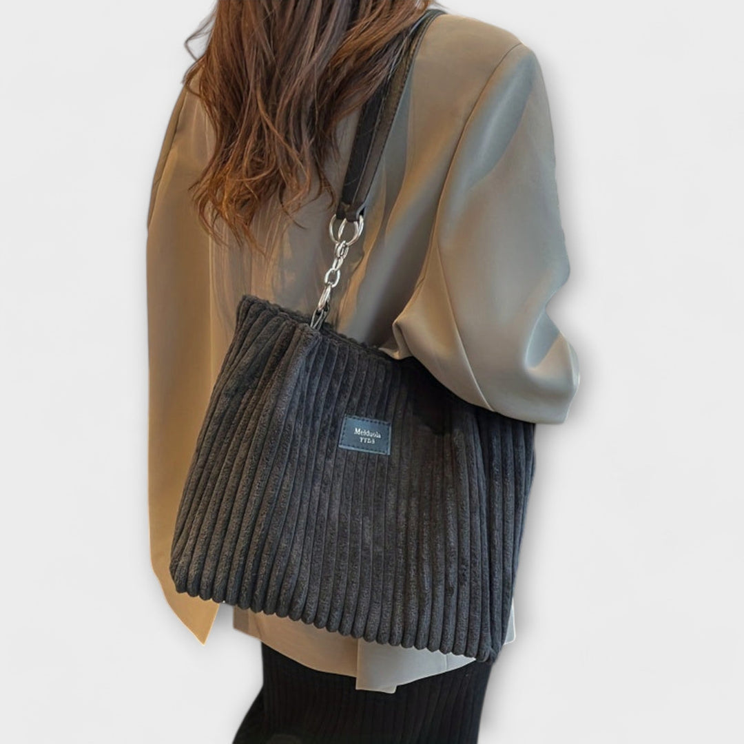 Olivia - Bolso de hombro de cordón suave