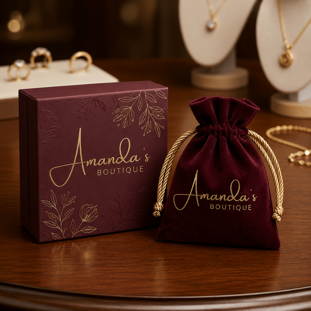 Amanda's Boutique jewelry pouch