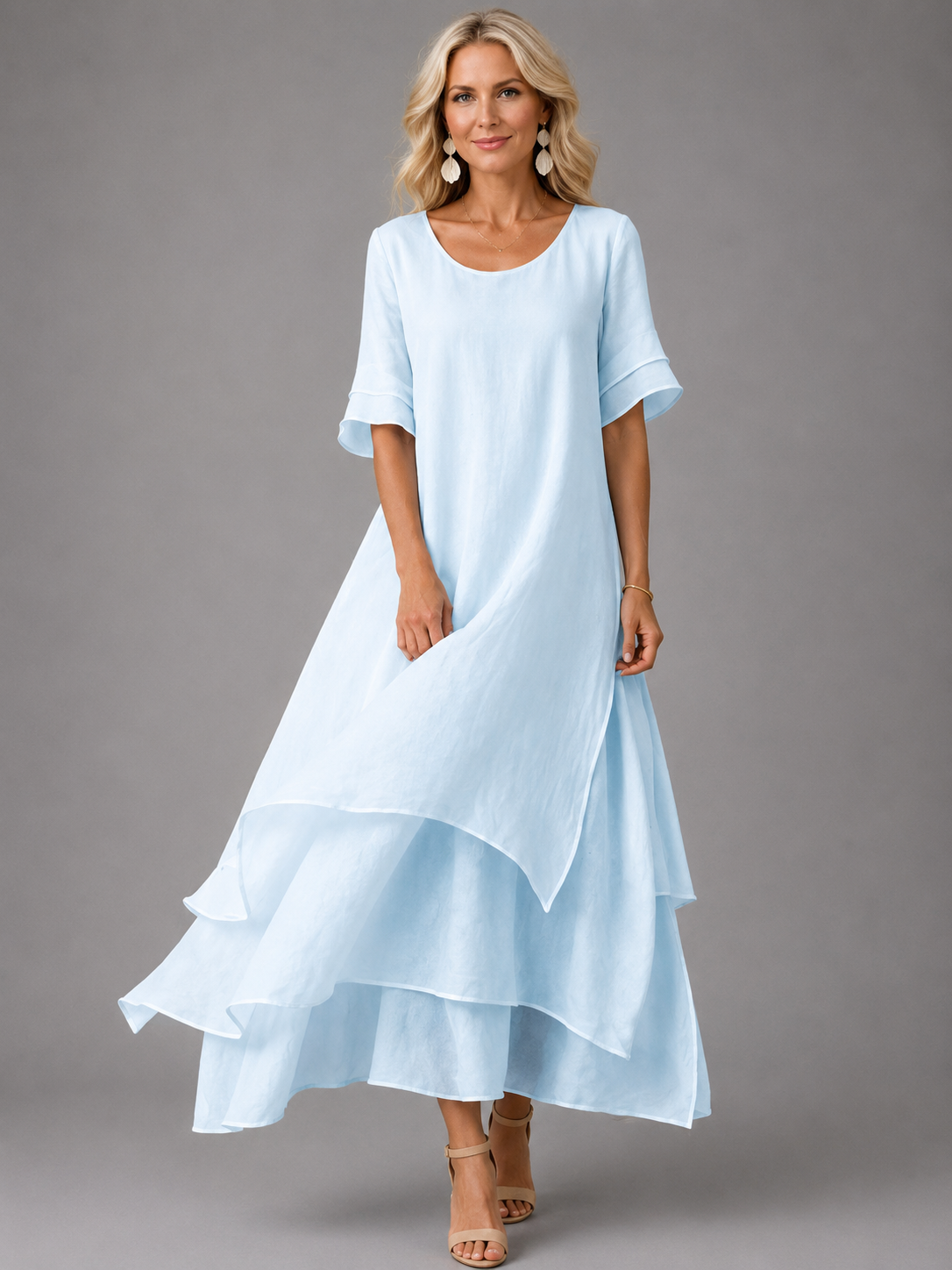 Liora | Vestido maxi fluido e gracioso