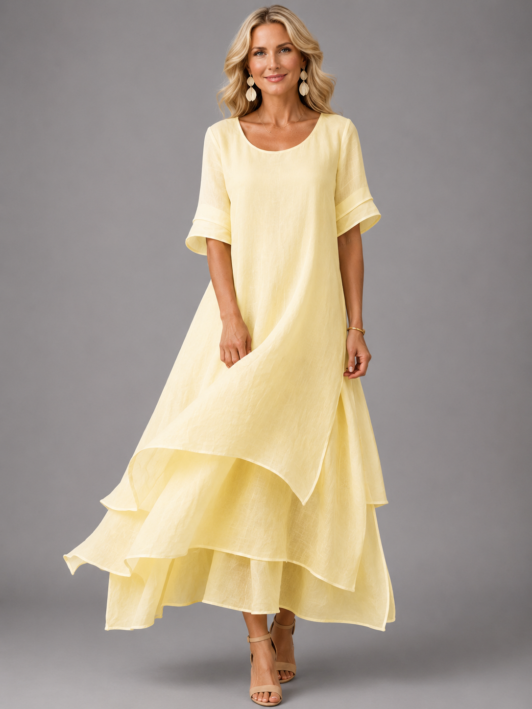 Liora | Vestido maxi fluido e gracioso