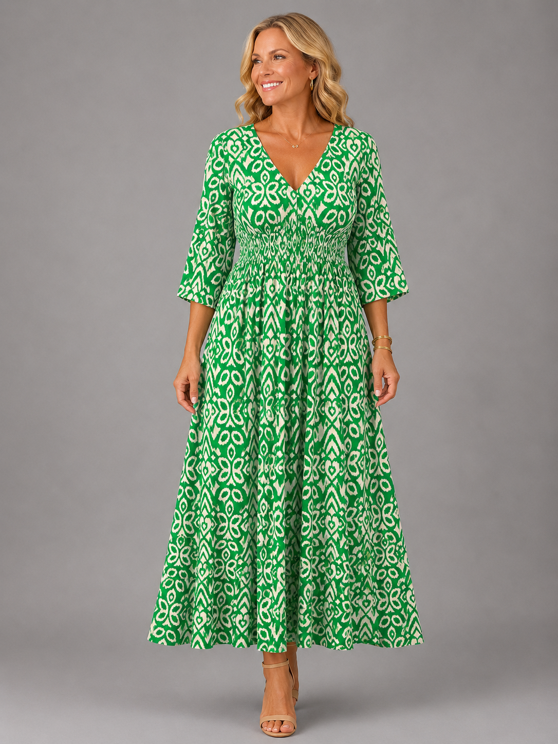 Althea™ | Vestido midi vaporoso de estilo bohemio