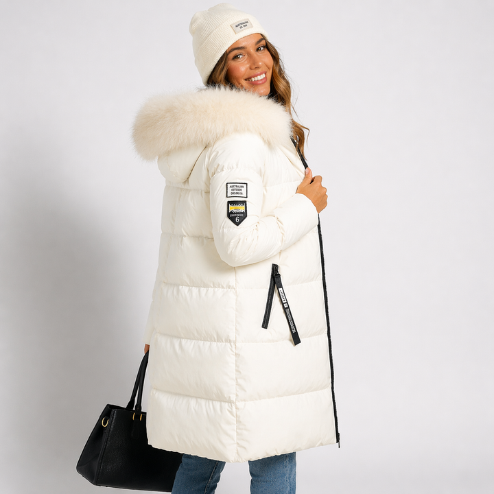Heliora | Women Long Hooded Insulated Winter Parka