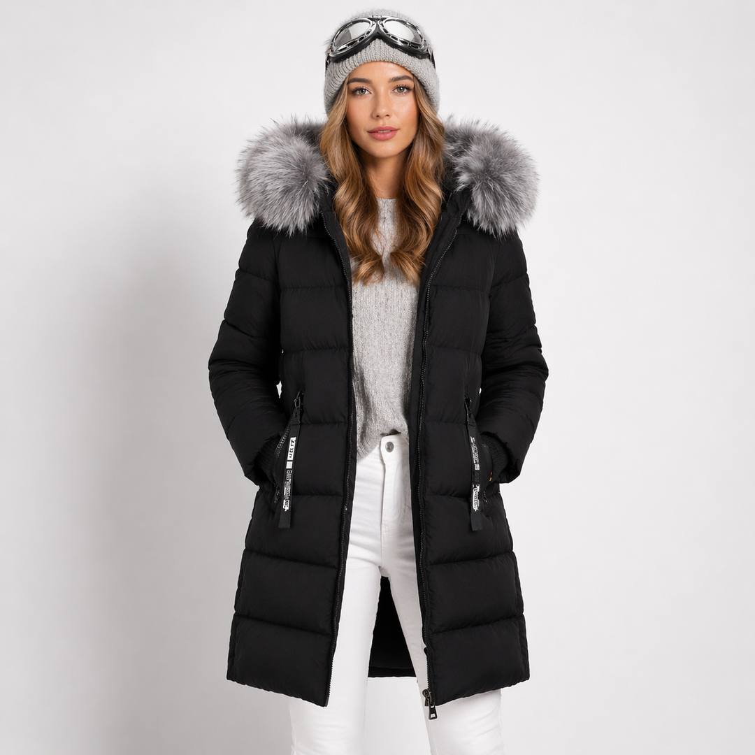 Heliora | Women Long Hooded Insulated Winter Parka