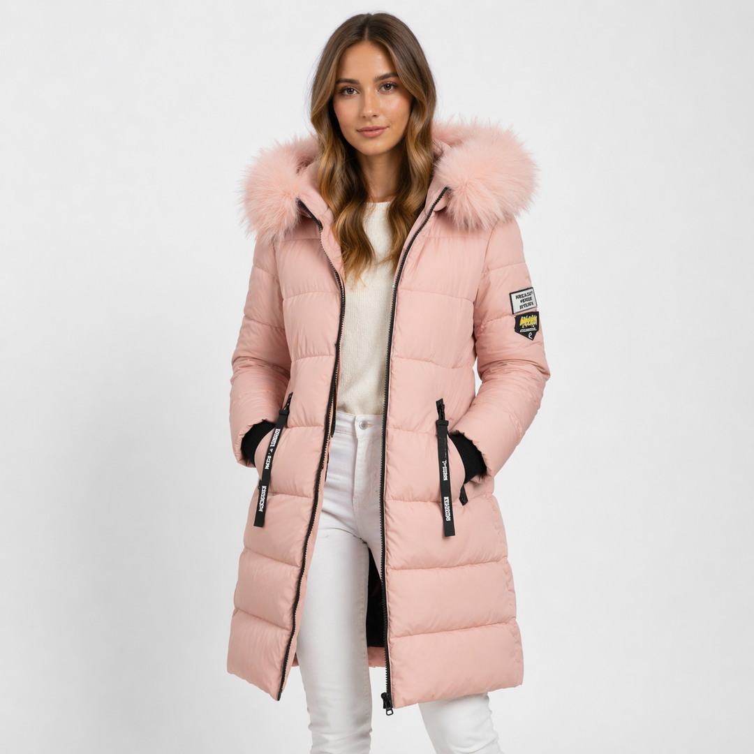Heliora | Women Long Hooded Insulated Winter Parka
