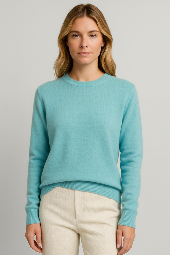 Elspeth | Women Classic Crewneck Cashmere Sweater