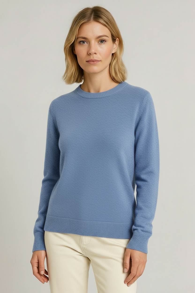 Elspeth | Women Classic Crewneck Cashmere Sweater